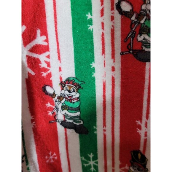 BUC-EE'S Christmas Flannel Sleep Pajama Pants Size L Unisex Cotton Red Green - Picture 7 of 11